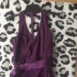 Bill Levkoff Plum Bridesmaids Dress
